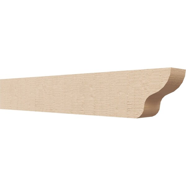 Ekena Millwork 4in. W x 6in. H x 36in. L Greensboro Woodgrain TimberThane Rafter Tail, Primed Tan RFTUR04X06X36GRNRCPR - main